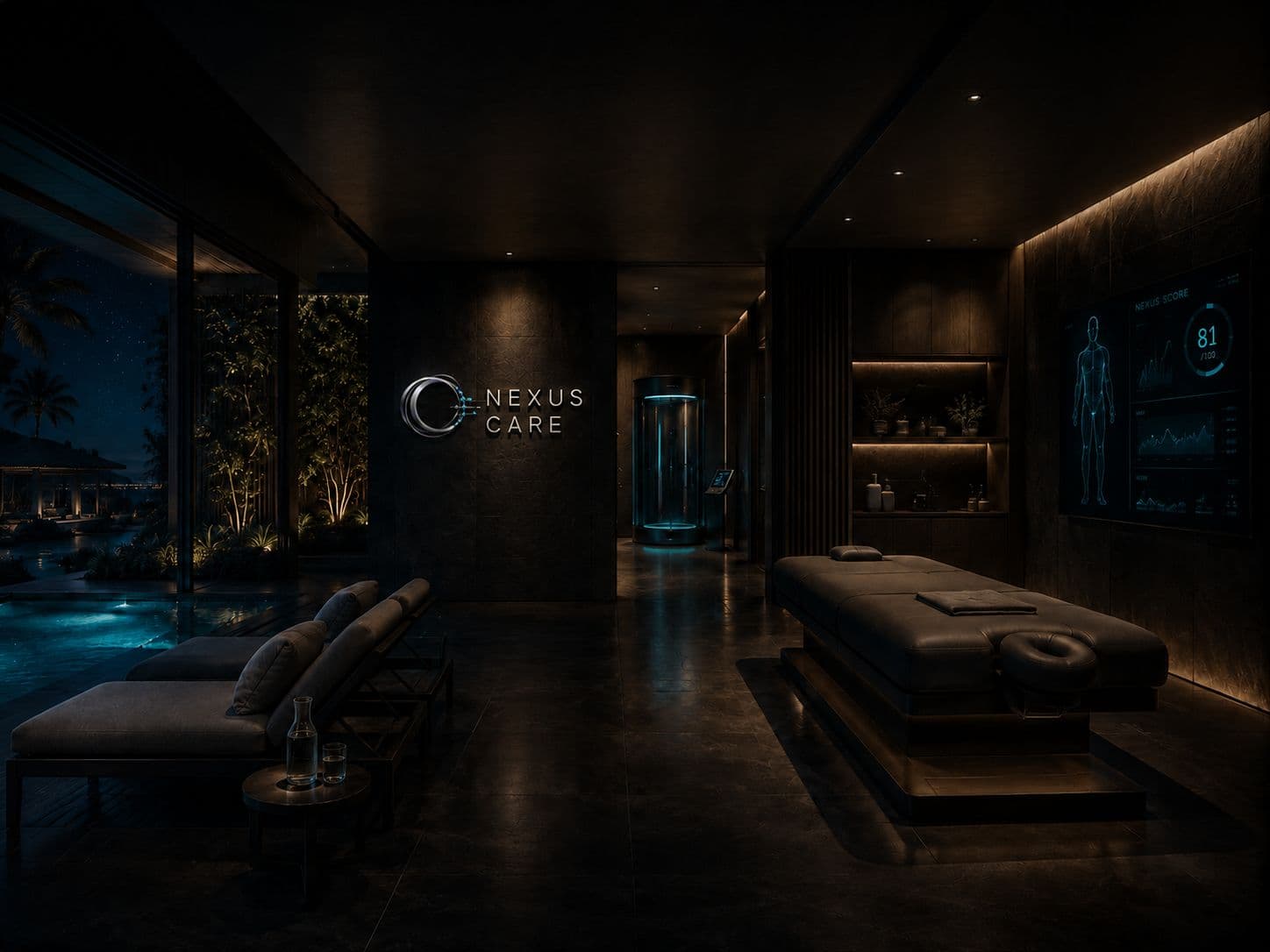 Nexus Care Wellness Chamber — infrared and hydrotherapy recovery pod